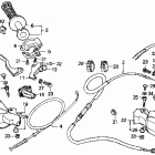 XR200R Рулевые переключатели и троса