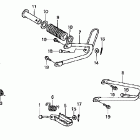 XR650L Подножки