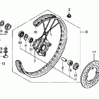 XR650R Переднее колесо