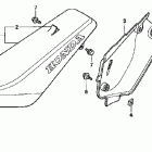 CR80R Сидение