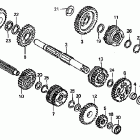 CR80R Трансмиссия