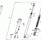VF750C Передняя вилка