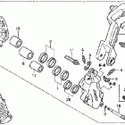 CBR1100XX Суппорт тормозной передний