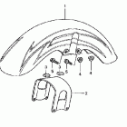 VT1100C2 Переднее крыло