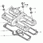 CB750 Крышка головки цилиндров