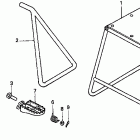 CR500R Подножка