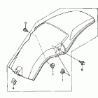 CR80R Заднее крыло