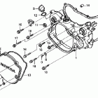 CR125R Крышка картера правая