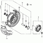 VT1100C3 Заднее колесо