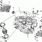 VT1100C Головка цилиндров задняя