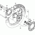 XR650L Заднее колесо
