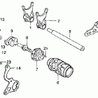 CR125R Вилка переключения передач