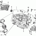 VT1100C3 Головка цилиндров задняя