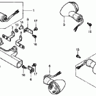 VT750CD Сигналы поворота