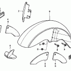 GL1500CF Переднее крыло
