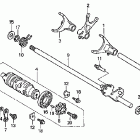 CBR1100XX Вилка переключения передач