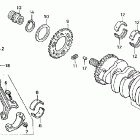 CBR900RR Коленвал и поршни