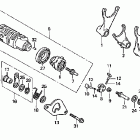 VF750C Вилка переключения передач