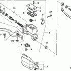 XR650L Главный тормозной цилиндр - передний