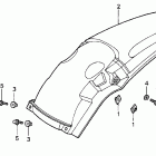 CR250R Заднее крыло