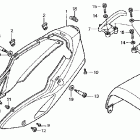 VFR800FI Задний обтекатель
