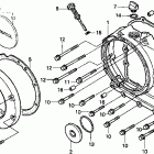 VT1100T Крышка картера правая