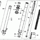 CR80R Передняя вилка