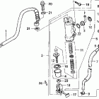 XR650L Задний тормозной цилидр