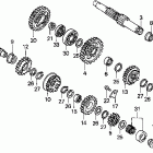 XR600R Трансмиссия