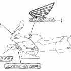 ST1100A Наклейки