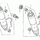VT750CD Задний амортизатор