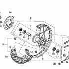CR80R Заднее колесо