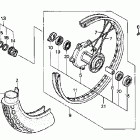 CMX250C Переднее колесо