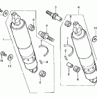 VT1100C3 Задний амортизатор
