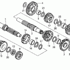 CR125R Трансмиссия