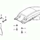 XR80R Rear fender 95-00