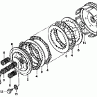 CR80R Сцепление