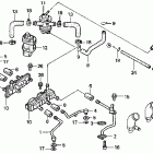GL1500C Шланги, трубки