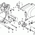 VT1100C Крышка картера левая