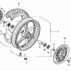 VFR800FI Переднее колесо