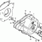 CMX250C Крышка картера левая