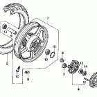 CB750 Заднее колесо