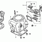 CR250R Головка цилиндра
