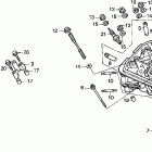 VT600CD Головка цилиндра передняя