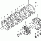 XR600R Сцепление