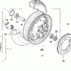 GL1500A Заднее колесо