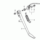 VT600CD Подножка