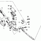 CR250R Главный тормозной цилиндр - передний
