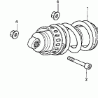 VT600CD Задний амортизатор