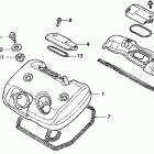 VT600CD Крышка головки цилиндров